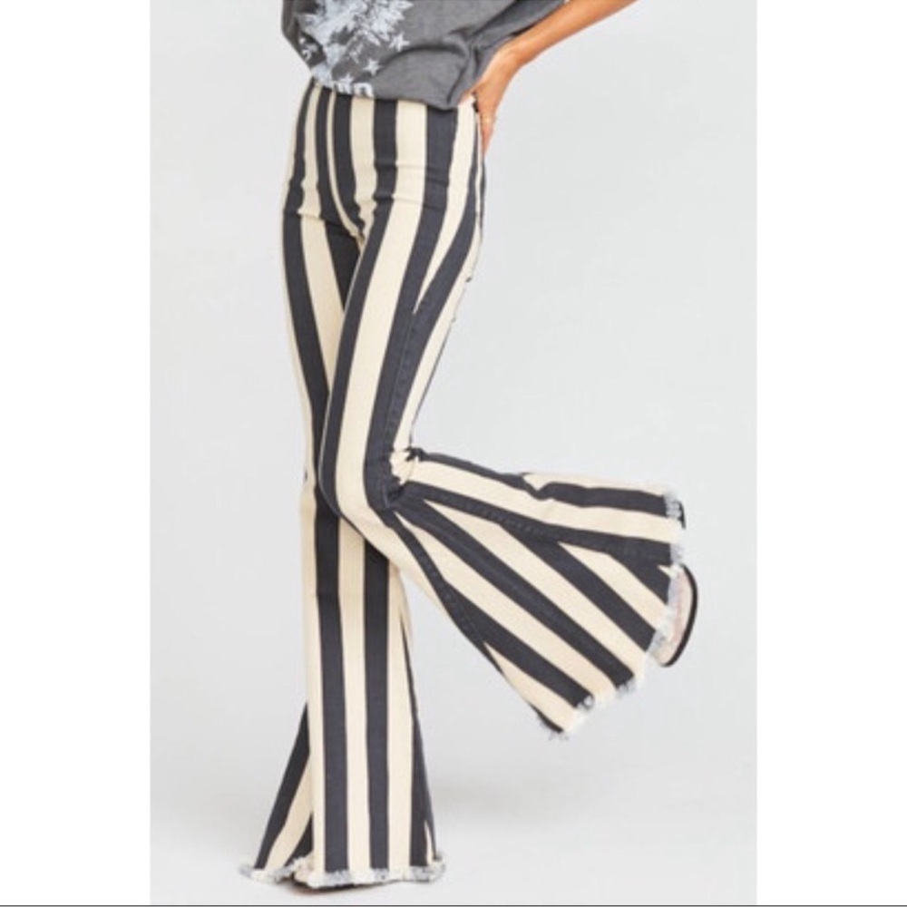 Show Me Your MuMu Striped Berkeley Pants